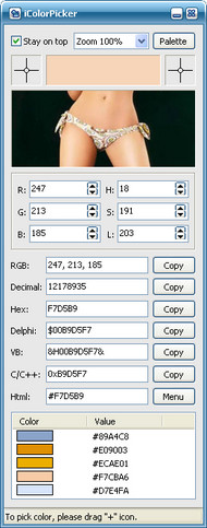 iColorPicker screenshot